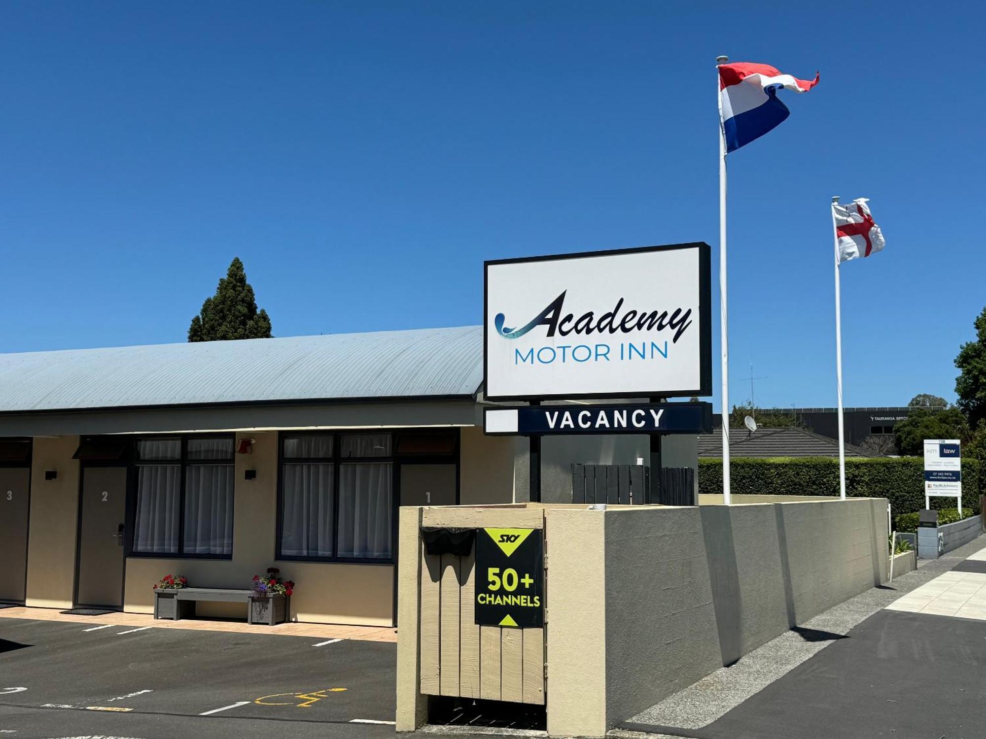 Academy Motor Inn Tauranga Exteriér fotografie